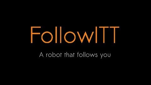 FollowITT - Person following robot