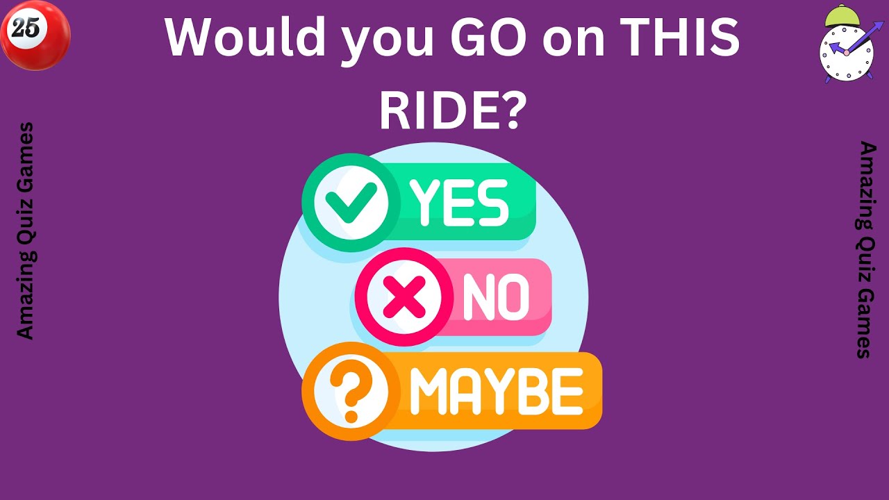 Choose YES, NO or MAYBE 🤔 | Fun Decision Challenge | Play Along Quiz