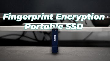 Fingerprint Encryption Portable SSD Unboxing Video