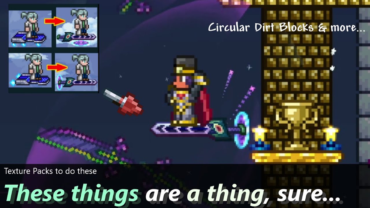 Ride your Terraria Zenith Hoverboard!?! ─ "Of course that's a thing