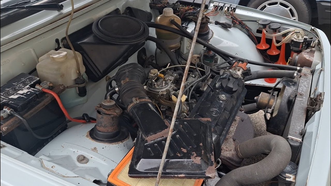 Wartburg 1.3 breakdown before Germany trip...