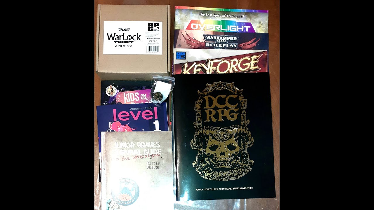2020 Free Rpg Day Pick Ups Youtube
