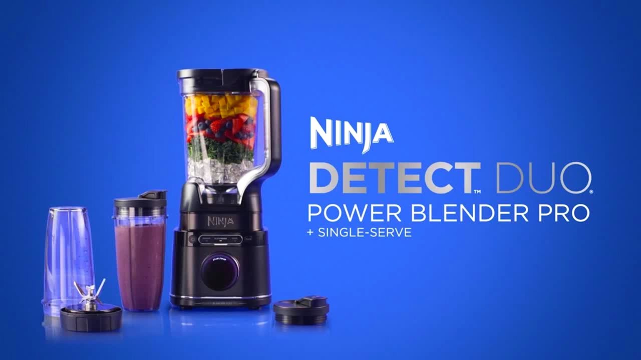 Ninja TB301 Detect Duo Power Blender Pro + Single Serve, BlendSense  Technology, Blender For Smoothies, Shakes & More - AliExpress