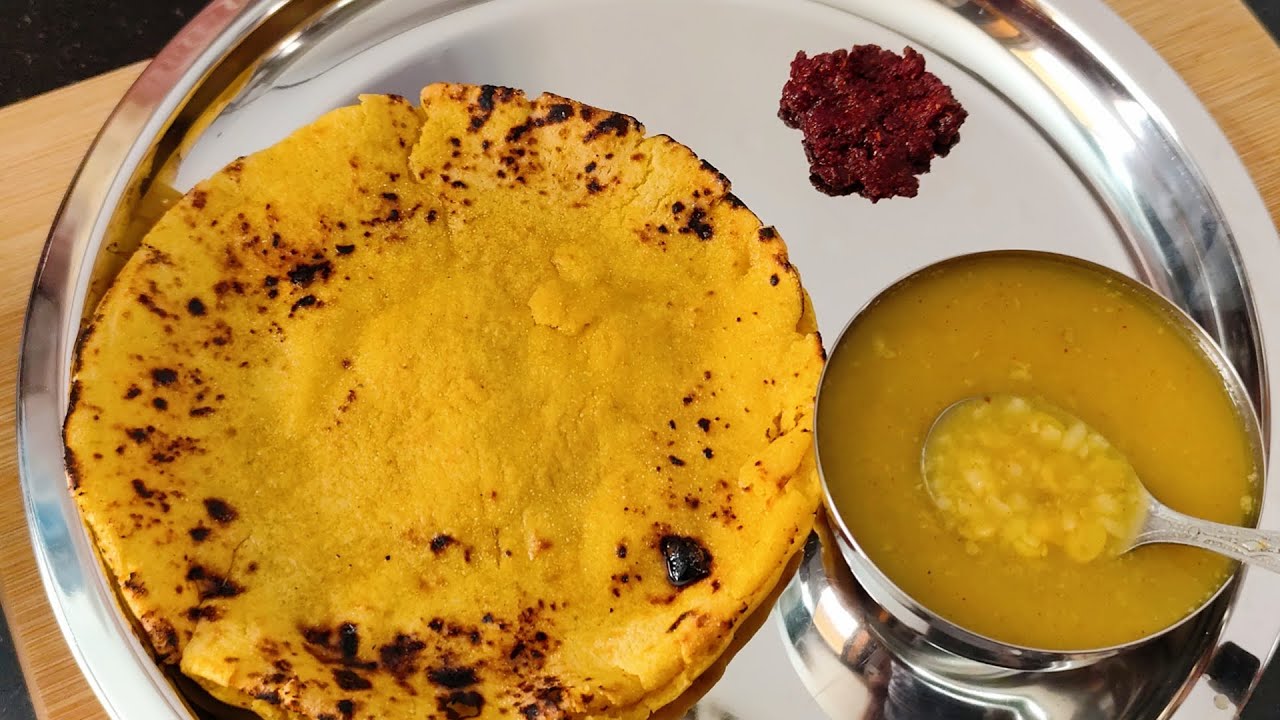 Easy Paryushan Lunch Recipe – Makki ki Roti, Dal & Chutney - YouTube