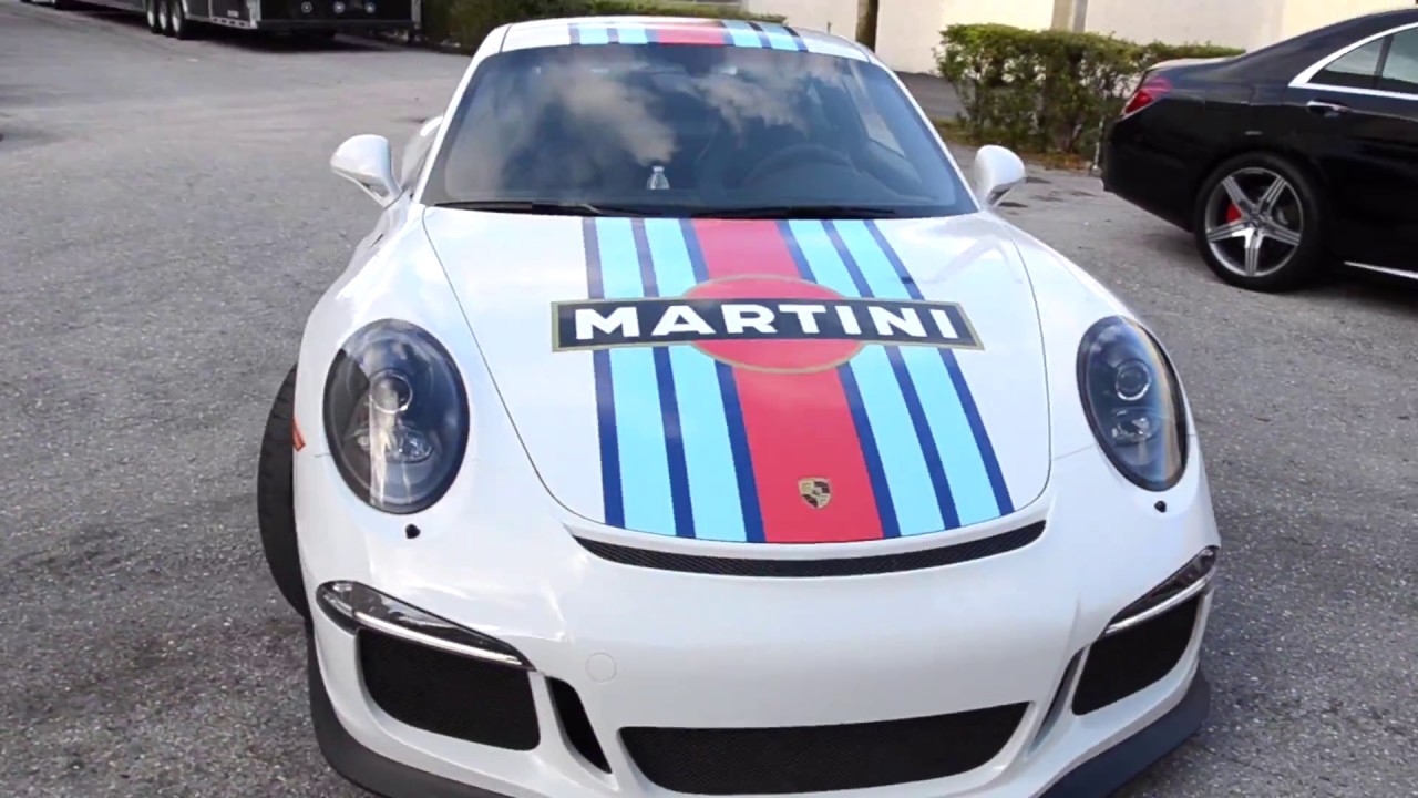 How to Apply SuperCar Porsche Martini Stripes