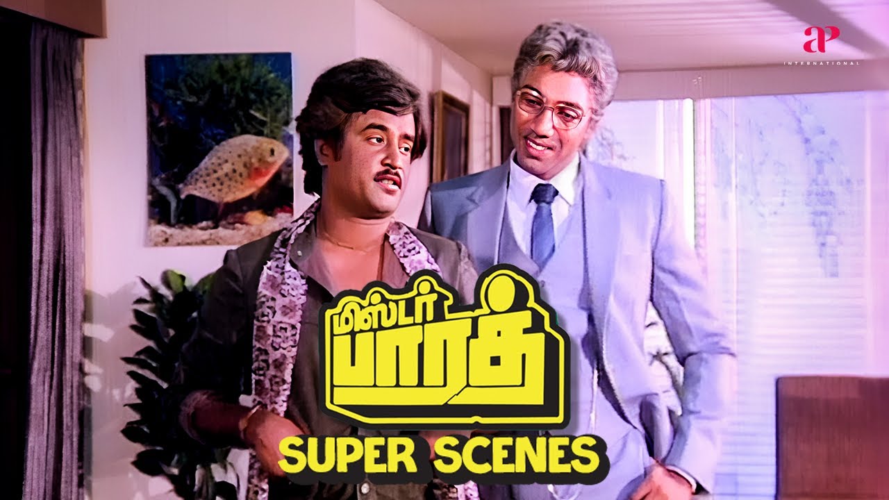        MrBharath Super Scenes  Rajinikanth  Sathyaraj