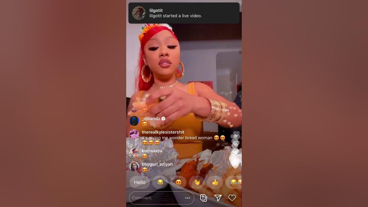 Ari MoneyBagg Yo GF IG Live!!! 8/7/2020 YouTube