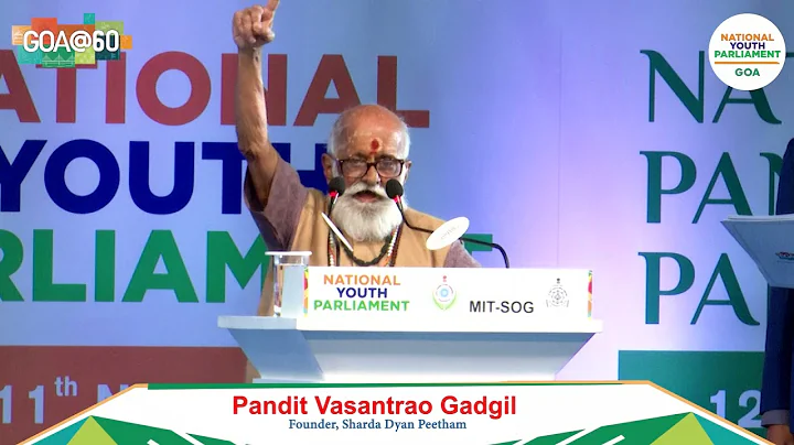 Eminent Speaker Pandit Vasantrao Gadgil addressed ...