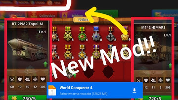 🔥 NEW UPDATE  WORLD CONQUEROR 4 MOD  +99999 ALL UNLOCKED AND  LINK DESCRIPTION 🔥