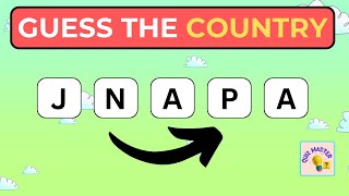 Can You Guess the Country by its Scrambled Name?🌎🚩 #quiz #riddles #dailyquiz