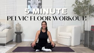 5-Minute Pelvic Floor & Deep Core Workout | Physical Therapist-Approved for Women’s Health