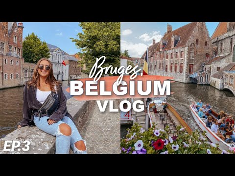 2 days in BRUGES! (travel vlog) the cutest city in belgium! | european summer 2022