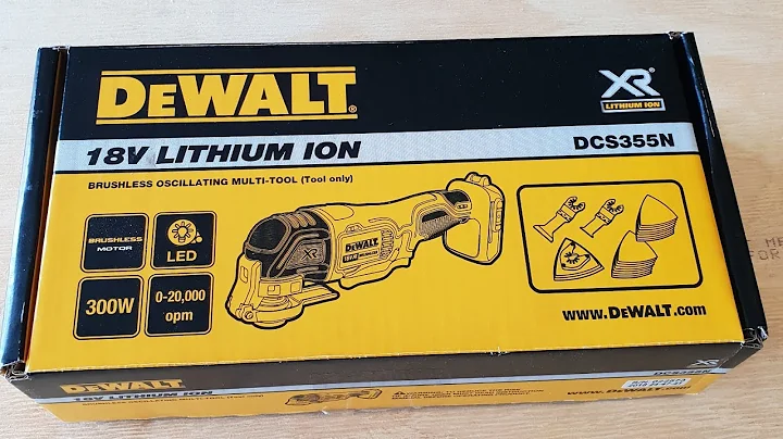 Dewalt DCS355N 18v Multi-Tool Unboxing and Review