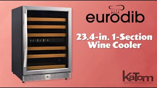 Eurodib 23.4-in. 1-Section Wine Cooler (USF54D)