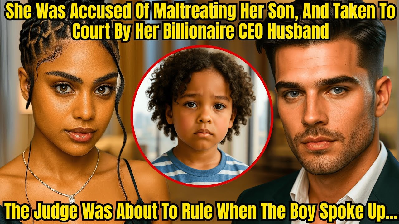 SHE WAS ACCUSED OF MALTREATING HER SON AND TAKEN TO COURT BY HER BILLIONAIRE CEO HUSBAND. THE JUDGE…
