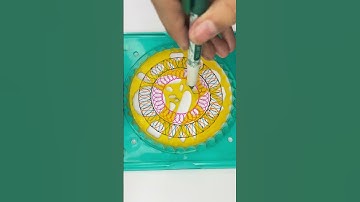 Experience Pure Relaxation with Hypnotic Spirograph Art for Calm Focus! #oddlysatisfying #2024 #usa