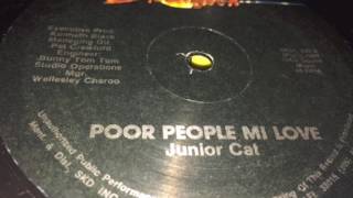 Miniatura de vídeo de "Junior Cat - Poor People Mi Love + Version - Skengdon"