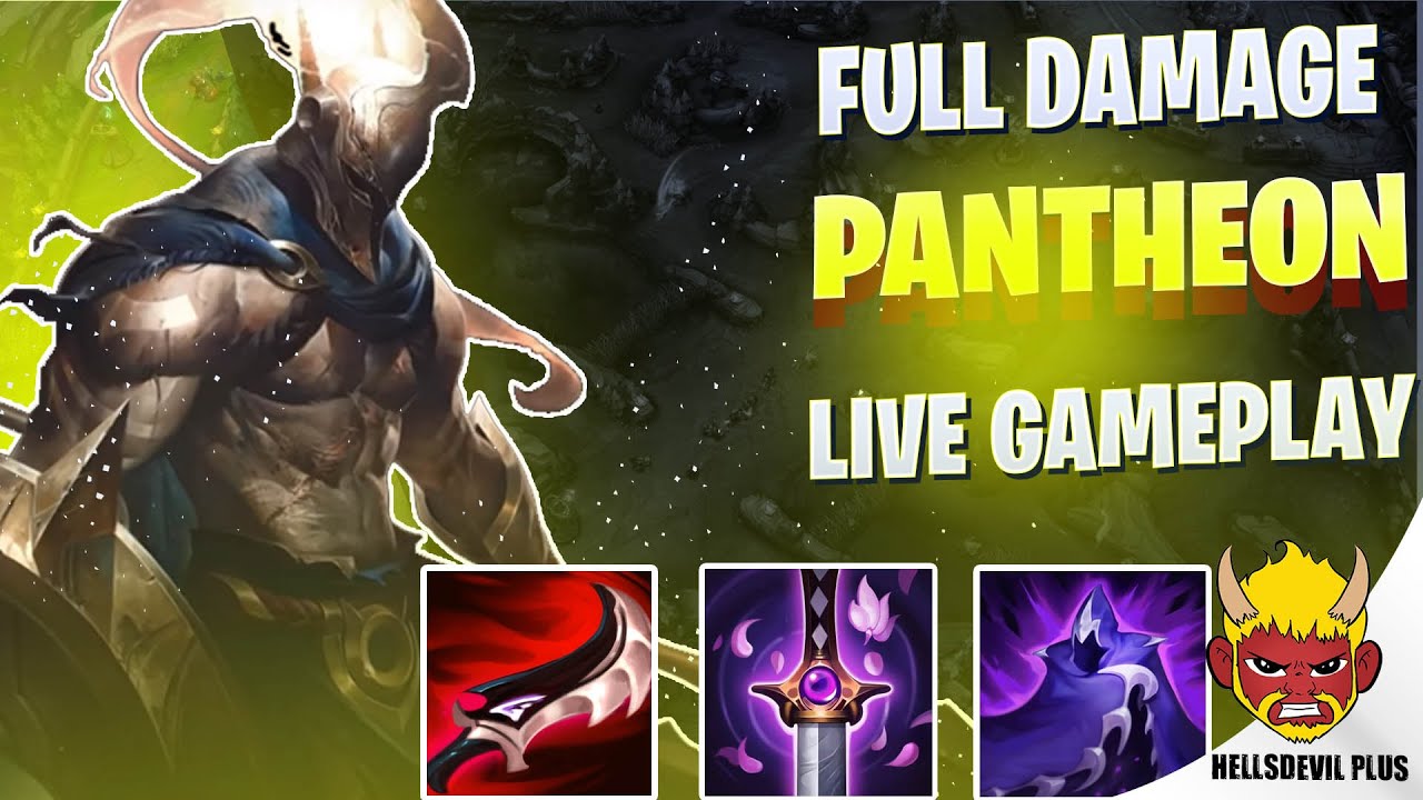 Снежный шар Пантеона с полным уроном! - Геймплей Wild Rift HellsDevil Plus