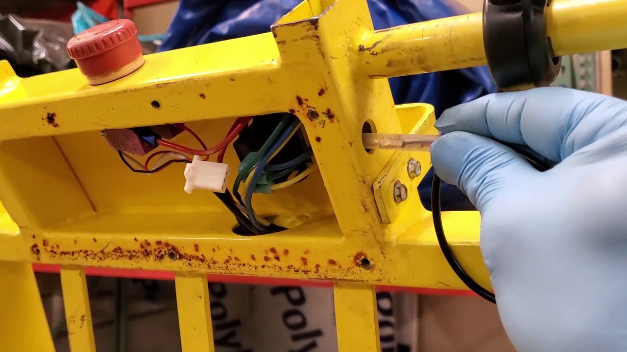 Jolly Dolly Power Plus motorized dolly thumb throttle repair, removal