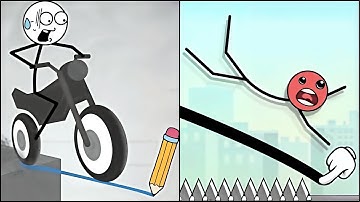 Draw Bridge Puzzle VS Mr Bounce Weegoon - All Levels SpeedRun ep 1