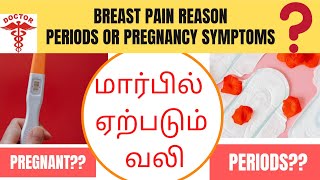 Is breast pain pregnancy symptoms in tamil|breast pain before periods in tamil