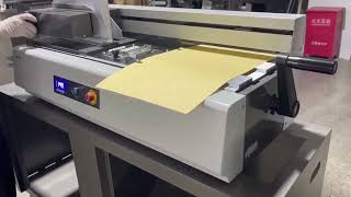 B40M - 320mm/12.59 inch A4 SIZE SEMI-AUTOMATIC DESKTOP INTELLIGENT PERFECT BINDER