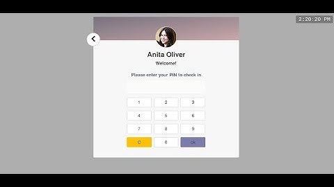 Odoo12 Kiosk Mode Attendance
