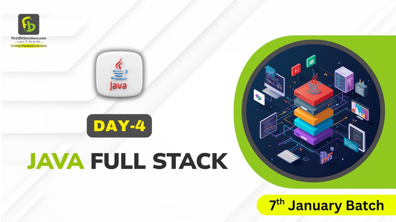 Java Full Stack | Day 4 | 7th January 2026 Batch | FirstBit Solutions