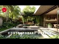 Beautiful contemporary style garden design