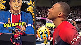 Kylian Mbappe’s Magnificent Tifo in his last PSG match 🤩