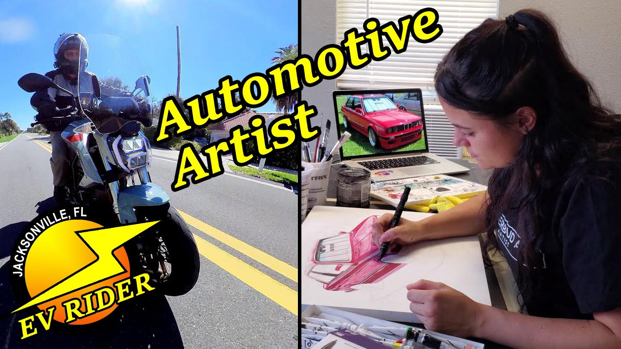 Jacksonville, FL Automotive Artist's Work Is Electrifying