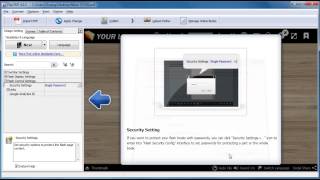 Add a password protection to online digital magazine by using A PDF To Flash screenshot 3
