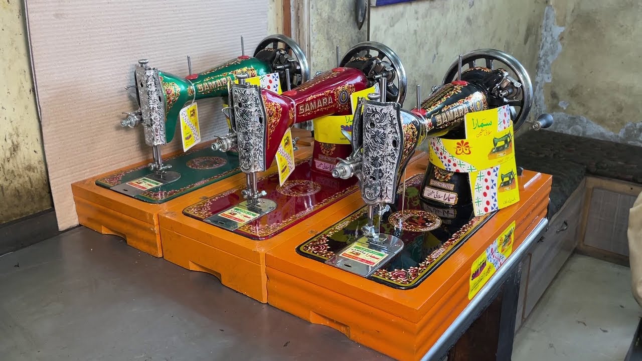 Complete process of making sewing machines in a local factory YouTube