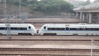 CRH1A-1164+CRH1A-1150 D2331次(福州站-深圳北站)駛入深圳北站
