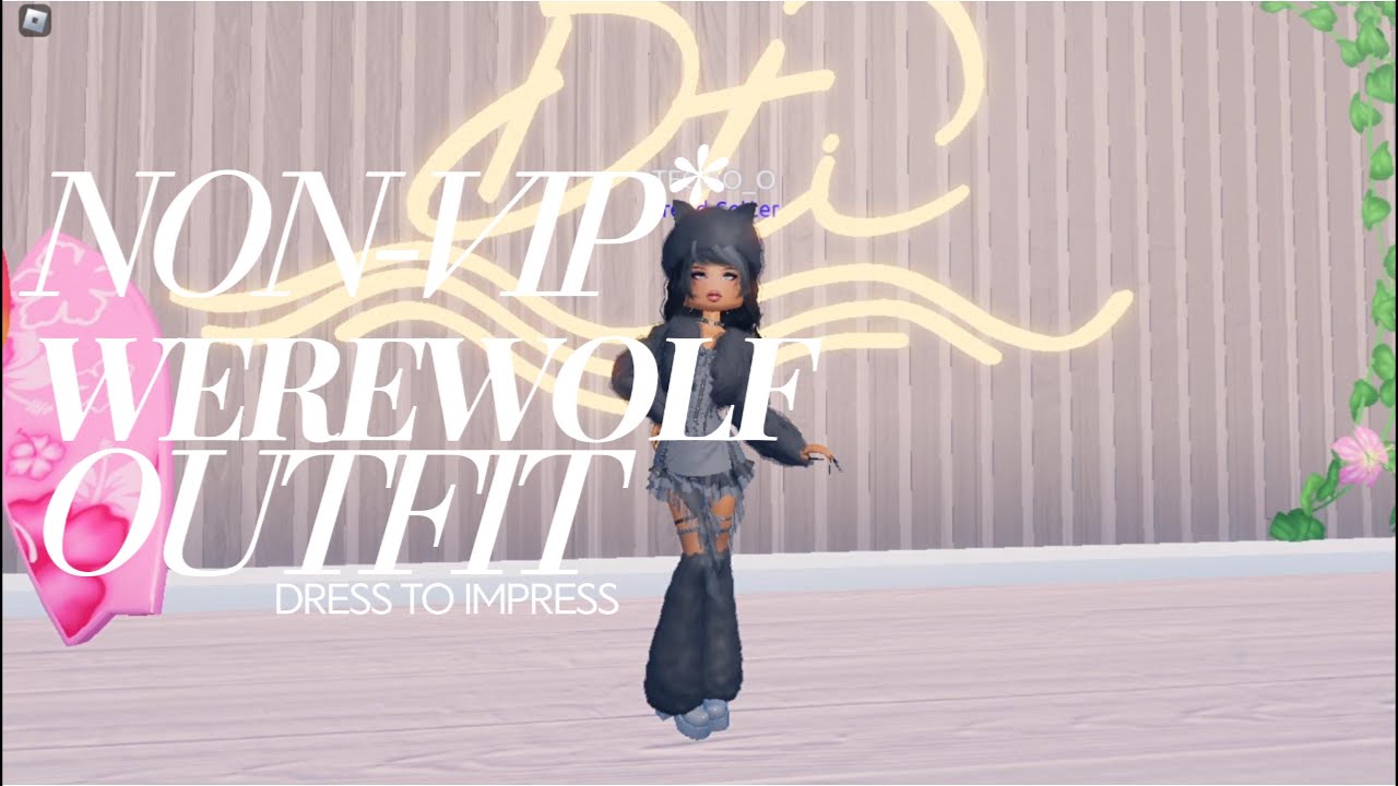 NON-VIP WEREWOLF OUTFIT | DRESS TO IMPRESS