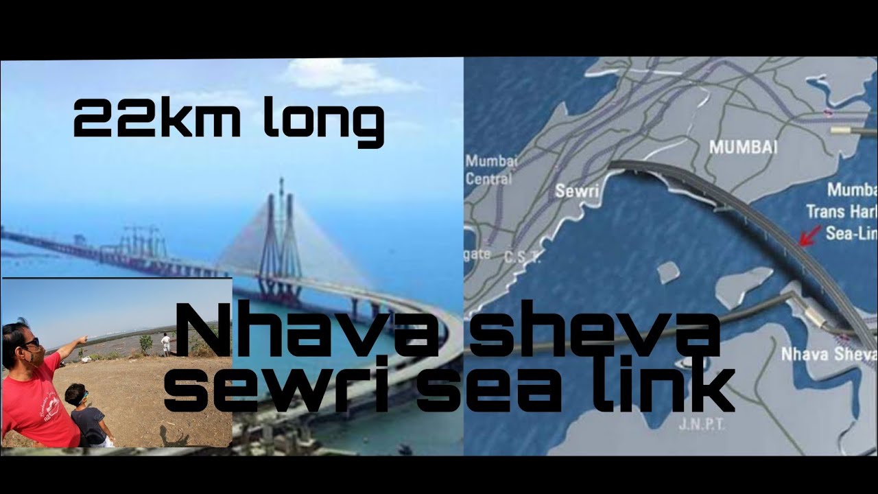 Nhava sheva sewri sea link 22kmlong visiting (Mumbai xplore EP-10)