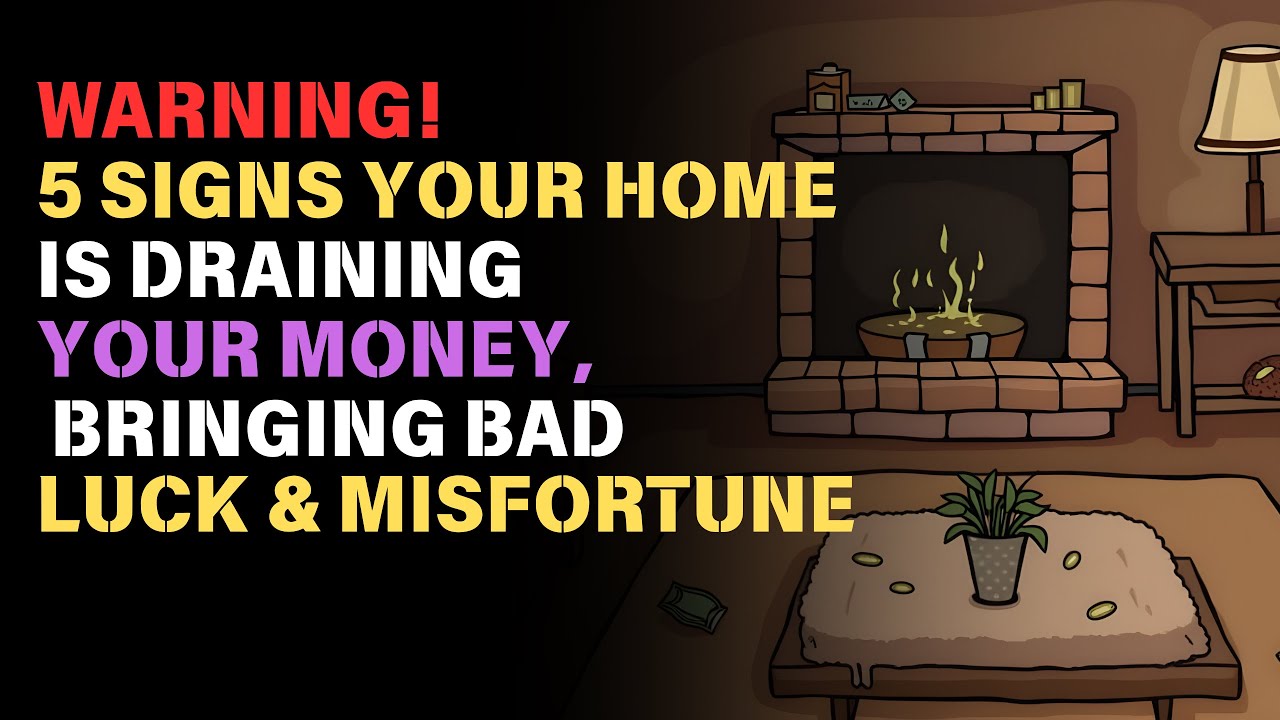 Warning! 5 Signs Your Home Is Draining Your Money, Bringing Bad Luck