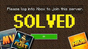 Please log into XBOX to join this server | Minecraft All Error Solved  