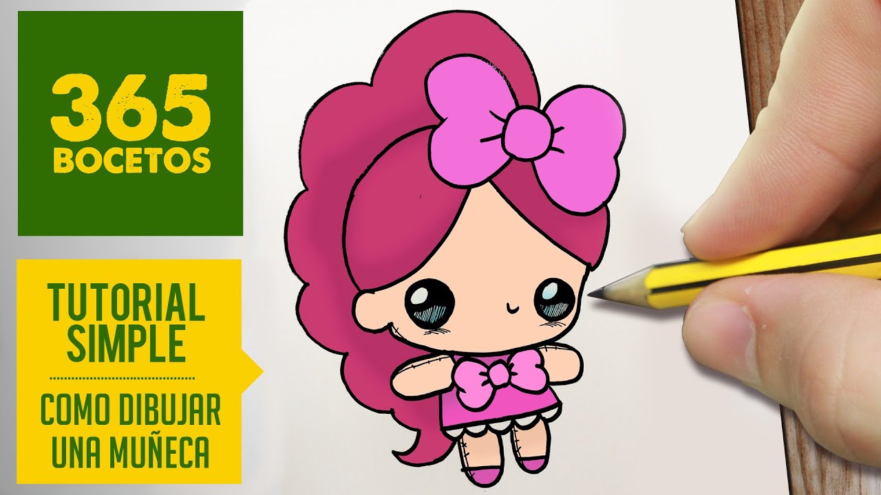 COMO DIBUJAR UNA MUÑECA KAWAII PASO A PASO - Dibujos kawaii faciles - How  to draw a doll - thptnganamst.edu.vn