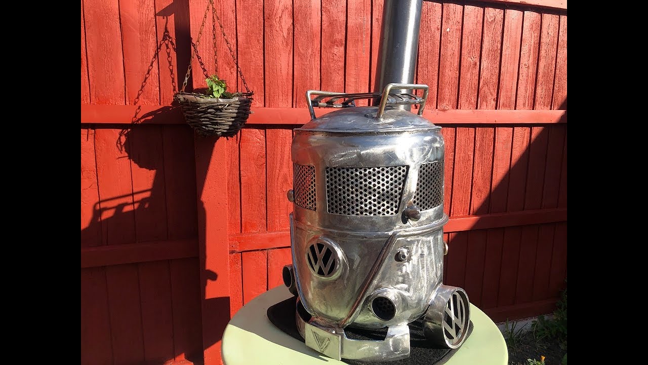 VW Camper log Burner build Part 1 - YouTube