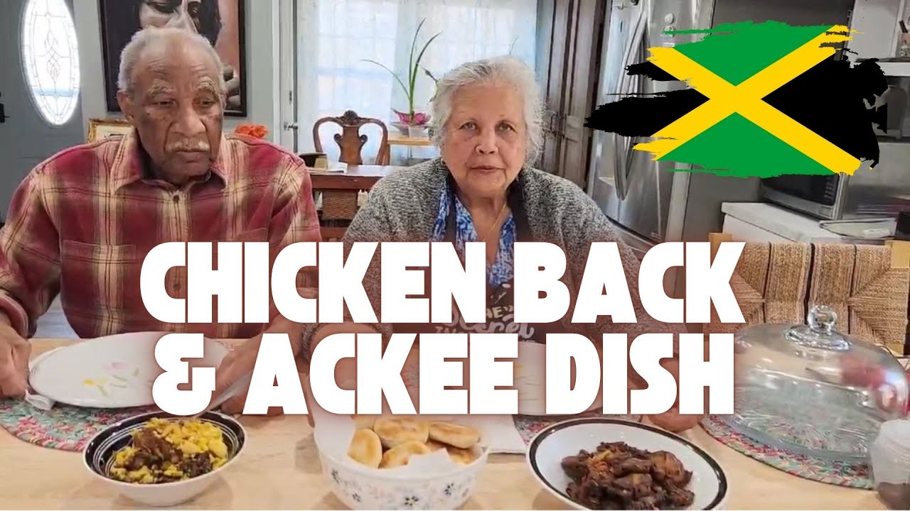 This combination is so delicious ! Chicken back is a Jamaican favorite.
