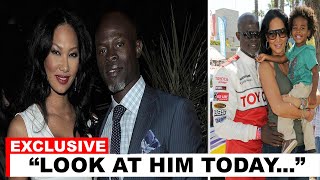 The Love Story Of Djimon Hounsou And Kimora Lee Simmons. Look At Their Son Now