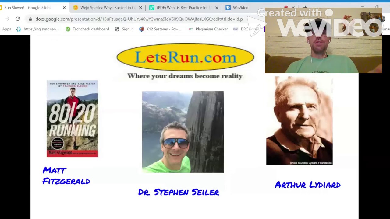 Run Slow - Training Pace