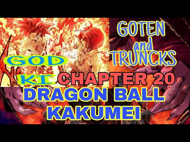 GOTEN E TRUNKS ATINGEM A FORMA GOD  Dragon Ball Kakumei Vol. 21 