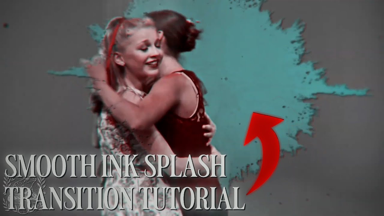 Smooth Ink Splash Transition Tutorial on After Effects | No Plugins ...