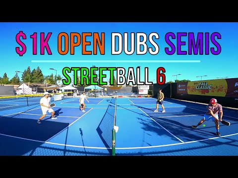 $1K Men's Open Semifinals 🔥 Pailet(∞) & Emery(6.2) vs Herrera(5.2) & Kim(4.4) | Streetball 6