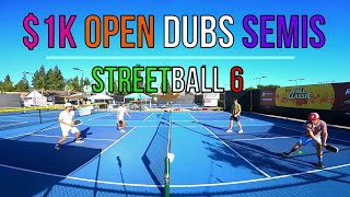 $1K Men's Open Semifinals 🔥 Pailet(∞) & Emery(6.2) vs Herrera(5.2) & Kim(4.4) | Streetball 6