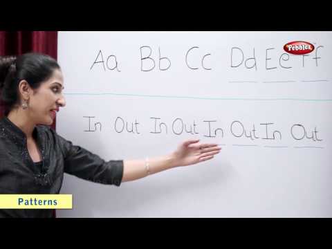 Patterns with Alphabets, Letters | Maths For Class 2 | Maths Basics For CBSE Children