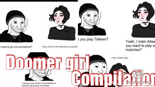 Doomer girl meme compilation. 😂😂