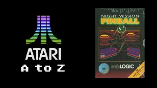 Famous Night Mission Pinball for Atari 8-bit is a crazy detailed pinball sim | Atari A to Z Profile